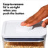 OXO Good Grips POP Container - Airtight Food Storage - 1.1 Qt for Nuts and More,Transparent