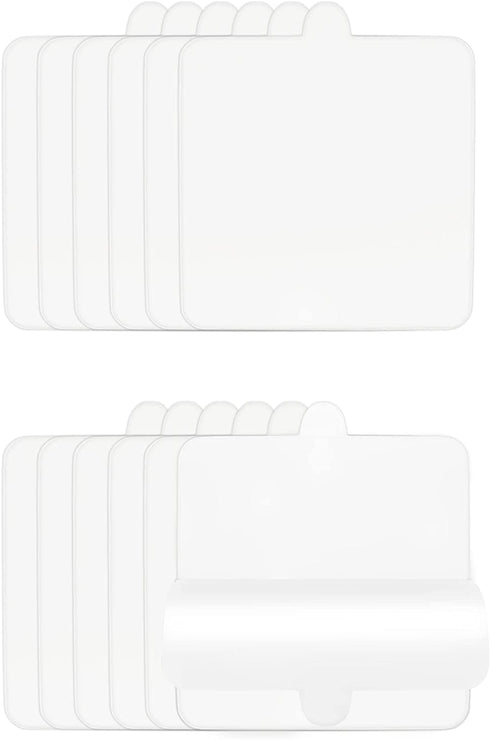 12 Pack Flea Trap Refill Discs 6" Replacement Glue Boards Fits Terro T230 T231 Square Flea Bed Bug Traps for Inside Your Home, Sticky Pads for Fleas, Bugs, Flies, Mosquitos, etc