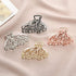 Butterfly Hair Clips for Women KISSKIKO 4 Pcs Silver and Gold Metal Small Claw Clip Cute Sparkling Hair Clip Non-Slip Rose Gold Thick Hair Thin Hair Claw Fancy Combination Hair Accessories Gift