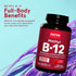 Jarrow Formulas Maximum Strength Methyl B-12 5000 mcg - Dietary Supplement - 60 Chewable Tablets, Cherry Flavored - Bioactive Vitamin B12 - Supports Cellular Energy Production - Non-GMO & Gluten Free