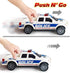 ArtCreativity Police Car Pickup Truck with LED Headlights and Sirens, Light-Up Push and Go Police Car Toy, Police Monster Trucks, Toy Trucks for Kids, Toddler Boy, Toy Cars for 2 Year Old Boys