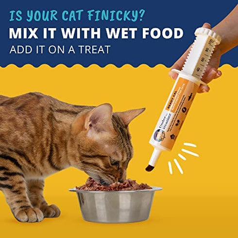 Under the Weather Pet | Ready Cal for Cats 100cc | High Calorie Nutritional Supplement for Weight Gain & Not Eating | 10 Vitamins, 7 Minerals, Omega Fatty Acids