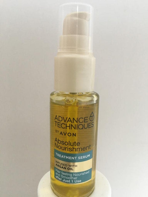 Avon Advance Techniques Moroccan Argan Oil Leave-in Treatment Bottle All Hair Types