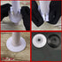 Wall Flange Easy Installation Plastic Radiator Escutcheon Water Pipe Drain Line Cover Collar Wall Pipe Cover Decoration Pipe Collars,Pipe Collar Cover (0.59-1.1inch, Black)