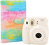 Sunmns Colorful Wallet PU Leather Photo Album Compatible with Fujifilm Instax Mini 11 9 8 90 8+ 26 7s Instant Camera Film, Polaroid Snap Zip Z2300 PIC-300 Film (Rainbow)