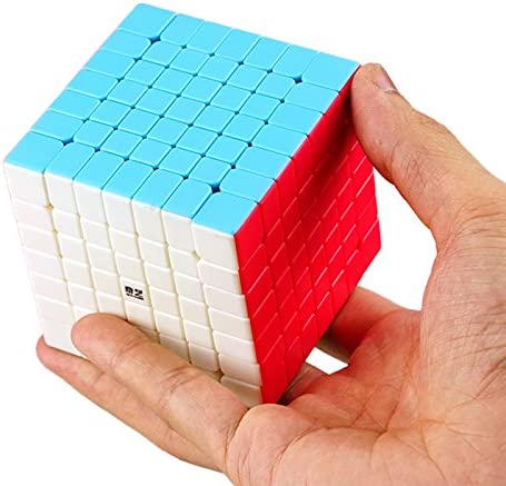 CuberSpeed QY Toys 7x7 Stickerless Speed Cube QiXing S2 MoFangGe MFG QiXing S V2 Color Speed Cube