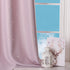NICETOWN Twinkle Star Blackout Curtains - 84 inches Long Starry Sky Thick and Soft Room Darkening Drapes with Die-Out Stars for Princess Bedroom, 42 inches Wide, Lavender Pink=Baby Pink, 1 Pair