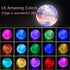 Moon Lamp, Night Light, LOGROTATE 16 Colors Galaxy Lamp 3D Printing Kids Moon Light with Stand/Remote Control/Touch/USB Rechargeable, Moon Night Light for Kids Baby Friends Family Gifts (4.8 inch)
