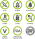 NATURELO Vegan DHA - Omega 3 Oil from Algae - Supplement for Brain, Heart, Joint, Eye Health - Provides Essential Fatty Acids for Women, Men and Kids - Complements Prenatal Vitamins - 60 Softgels