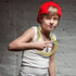 Skeleteen Rapper Gold Chain Accessory - 90s Hip Hop Fake Gold Costume Necklace - 1 Piece For Children