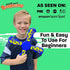 Boomerang Kids Outdoor Frisbee - Best Outside Boys Toys Age 6-8 & All Kids 8-12 - Soft Toy Boomerangs Gifts for Boys 8-12 & Girls All Ages - Fun Backyard Games Flying Disc Game - Gift Ideas for Kids