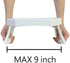 Sofa Armrest Clip Tray Table, Couch Drink Snack Remote Control Holder (White)