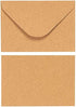 Juvale 100-Count Gift Card Envelopes Brown Kraft Mini Small Envelope for Business Cards Small Note Cards 4.1 x 2.75 Inches