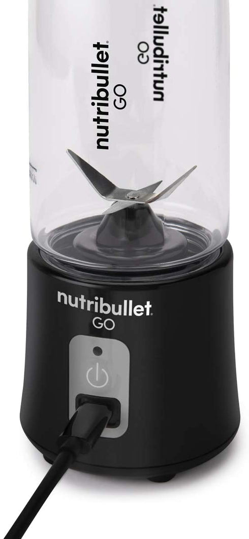 nutribullet GO Portable Blender for Shakes and Smoothies, 13 Ounces, 70 Watts, Black, NB50300