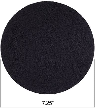 KUUQA 8 Pieces Compost Bin Filters for Kitchen Compost Pail Replacement Charcoal Filters, 7.25 inches Round