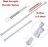 5 Pack Small Spring Tension Rods Extendable Length 11.8 to 19.6 Inches(30-50cm)
