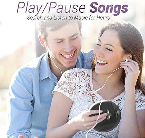 Coby Portable Compact Anti-Skip CD Player – Lightweight & Shockproof Music Disc Player w/ Pro-Quality Earbuds - For Kids & Adults - Home Car & Travel