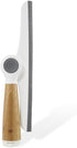 Full Circle Wipe Out Pivoting Shower Squeegee with Hanging Hook, 2 Piece, White