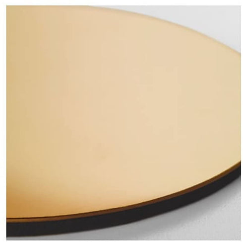 IKEA Glattis Coasters With Holder Brass Color 6 pack Size 3" 503.430.05