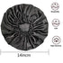 Satin Bonnets, Adjustable satin bonnets for women, Double Layer Large Sleeping Silk Bonnet, Soft Sleep Bonnet For Women Girls Curly Natural Hair Night Sleep Cap(Black)