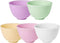 5 Pcs 10.5X7CM Home Use Odorless Anti-drop Silicone Bowl Facial Mask Mixing Bowl Prep Measuring Bowl (M)