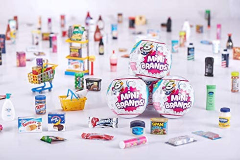 5 Surprise Mini Brands Mystery Capsule Real Miniature Brands Collectible Toy by ZURU