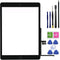 FeiyueTech for iPad 7 7th Gen/8 8th Gen 2019 2020 iPad 10.2" Touch Screen Digitizer Replacement A2197 A2198 A2200 A2270 A2428 A2429 A2430 Front Glass Assembly with Home Button+Adhesive+Toolkit,Black