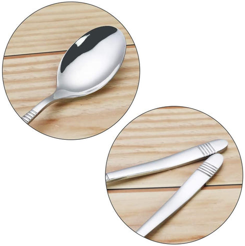 Callyne 12-Piece Stainless Steel Kitchen Dinner Spoon