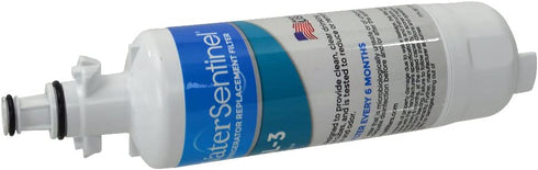 WaterSentinel WSL-3 Refrigerator Replacement Filter: Fits LG LT700P Filters , White