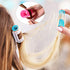 72 Pieces Magnetic Rollers Set 54 Pieces Plastic Hair Rollers and 18 Pieces Multicolor Plastic Duck Teeth Bows Hair Clips Hairdressing Curlers Tools for Men, Kids, Women