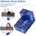 CABAX Infinity Fidget Cube for Kids and Adults, Stress and Anxiety Relief Cool Hand Mini Kill Time Toys Infinite Cube for Add, ADHD (Blue Galaxy Space)