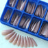 LoveOurHome 400pc Colored Long Stiletto Press on Nails Full Cover Pointy Fake False Nails Artificial Fingernails for Women Girls Acrylic Nail Design Salon Manicure Extension