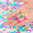 500 Pieces S Clips Rubber Band Clips Plastic Connectors Refills Kit Clip for Loom Bracelets (Colorful)