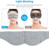 Weighted Sleep Mask Pain Relief Mask, Hot Cold Therapy Compression for Headache, Migraine, Sinus Pain, Puffy Eyes, Dry Eyes, Light Blocking Eye Pillow, Cotton Eye Cover for Sleeping Faster and Better