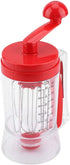 Pancake Batter Dispenser - Hand-held Manual Pancake & Cupcake Mixer and Batter Dispenser Blender Machine Baking Tool, for Cupcakes, Waffles, Muffin Mix, Crepes, Cake or Any Baked Goods
