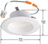RL 4 in. White Integrated LED Recessed Ceiling Light Retrofit Trim with Selectable CCT (2700K-5000K)