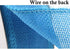 Midi Ribbon Sky Blue Wired Ribbon 1.5 Inch Wired Edge Blue Burlap Roll Blue Ribbon Nautical Blue Ribbon for Summer Crafts, Wreath, Gift Wrapping, Garland, Bows Making, Swag, Home Decor (10 Yards)