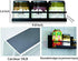 YCOCO Magnetic Spice Rack Organizer Single Tier Refrigerator Spice Storage Shelf, Easy to Install the Side of Refrigerator Can Hold spices, Jar of Olive Oil, Cooking Oils, Salt, Pepper,Black Pack of 2