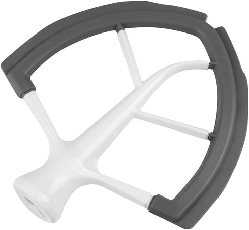 6 QT Flex Edge Beater Attachment for KitchenAid Bowl-Lift Stand Mixer, Flat Edge Beater for 6 Quart with Silicone Edges