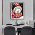 ACANDYL Paint by Number Snowman DIY Painting Paint by Number Kits for Adults Kids Beginner Christmas DIY Canvas Painting by Numbers Acrylic Painting Paint by Number Christmas Snowman 16x20 Inch