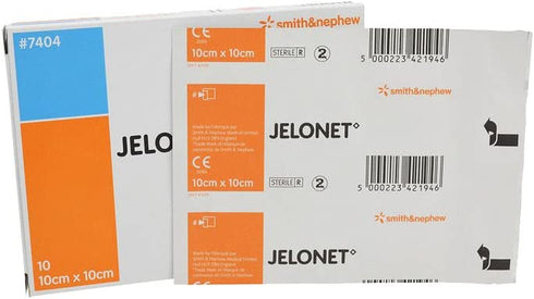 Jelonet Paraffin Gauze Dressing - 10cm x 10cm (x10)