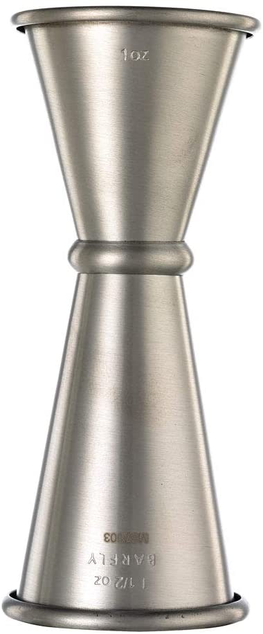 Barfly Japanese Style Jigger, 1 oz x 1-1/2 oz, Stainless