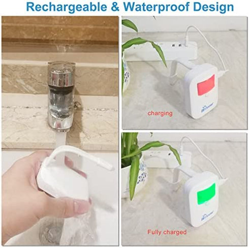 2 Pack Rechargeable Toilet Night Lights, 16-Color Motion Detection Bathroom Bowl Light, Novelty Cool Funny Birthday Gag Stocking Stuffer Gadget Gifts Idea for Adult Kids Men Father Dad Boys Toddlers