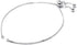 Kissitty 10 Strands Adjustable Platinum Brass Slide Extender Chains with Ball Ends 4.84" (12.3cm)