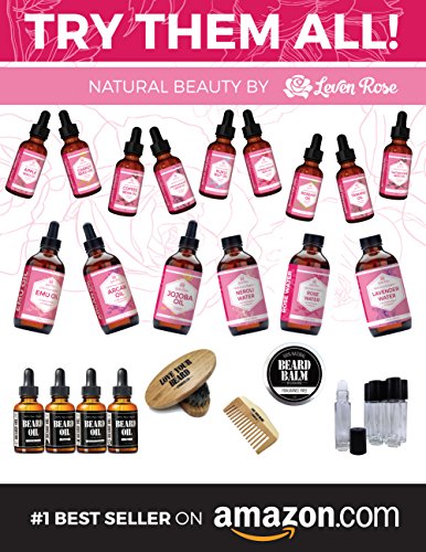 Leven Rose Coffee Bean Oil, 100 % Natural Pure Cold Pressed Unrefined Coffee Bean Oil 1 oz