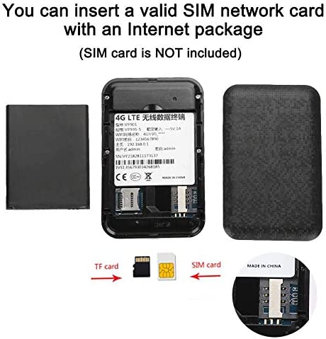 4G LTE Mobile Hotspot Device,WiFi Box-high Speed-2100Mah-can Connect up to 10 Users-USB Charging Portable 4G Router,Suitable for Mobile Phones,Laptops,etc.(T1)