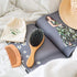 Bristle Hair Brush for Men's and Women's Hair - Boars Hair Brush for Thick Thin Curly Fine Hair - Detangling Brush Set with Wooden Hairbrush Bamboo Comb and Travel Bag