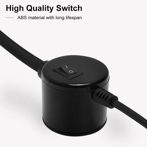HengBo Sewing Machine Light, 6000K Daylight LED Work Lamp with Flexible Gooseneck Magnetic Mounting Base for Sewing Reading Workbench Lathe Drill Presses 3D Printer