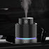 Vyaime Car Diffuser Car Humidifier, USB Essential Oil Diffusers 7 Colors LED Lights 200mL Big Capacity Aromatherapy Diffuser(Black-Grey)