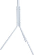 Mind Reader Standing Metal Coat Rack Hat Hanger 8 Hook, White